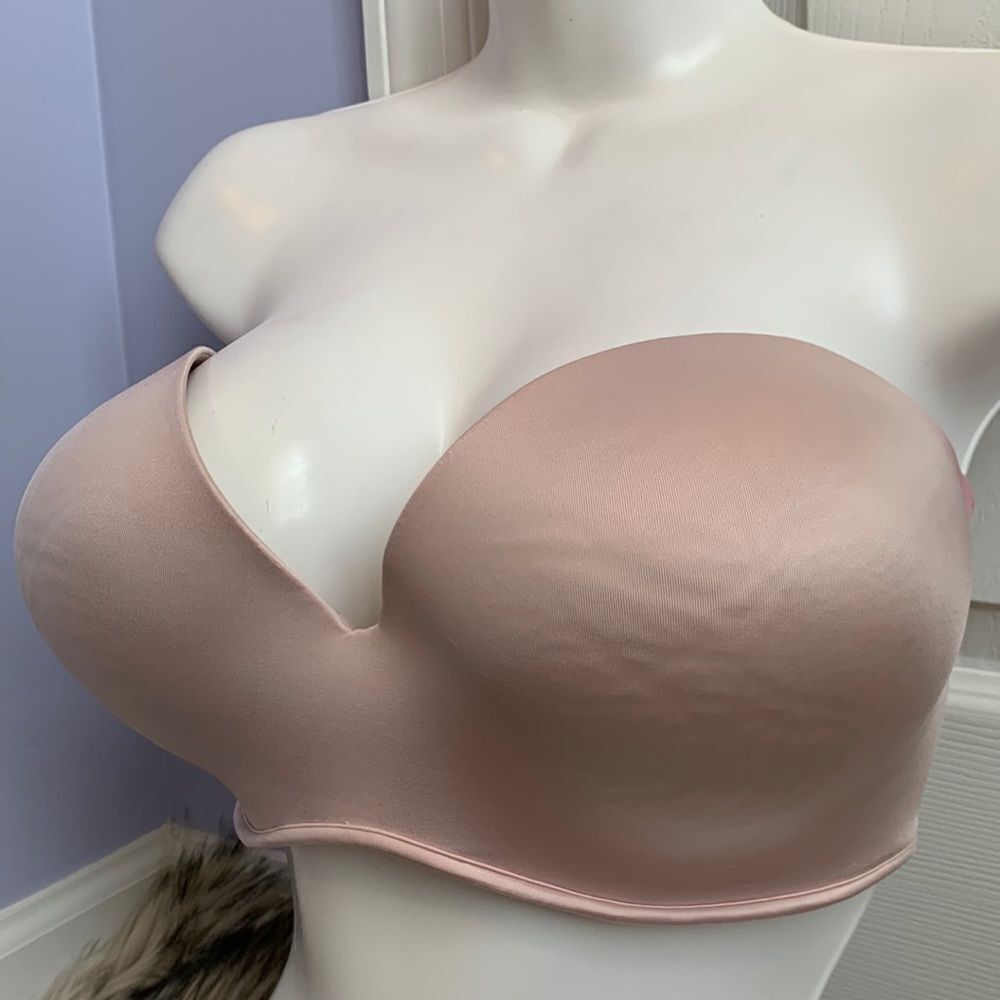 Lane Bryant Cacique Boost Strapless Push-up Bra 40DD